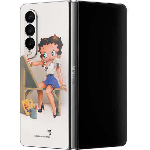 Betty Boop The Artist Galaxy Z Fold4 5G Skin